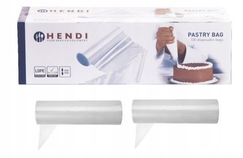 200x Worki Cukiernicze Jednorazowe 445x220 Hendi 557112 200x Worki Cukiernicze Jednorazowe 445x220 Hendi 557112