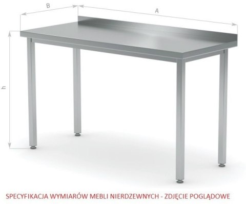 Zlew Gastronomiczny Jednokomorowy Basen Stal Nierdzewna 120x60 Gł. 30 Polgast