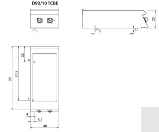 Bemar elektryczny, 1,8 kW, 1x GN1/3 + 1x GN1/1, bez podstawy, Diamante 90, Olis