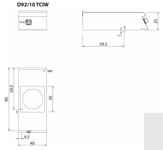 Kuchnia WOK indukcyjna, 5 kW, bez podstawy, Diamante 90, Olis