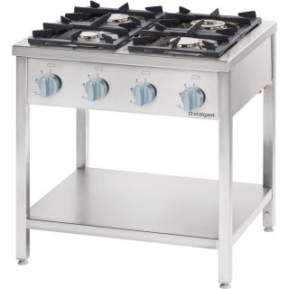 Kuchnia Gastronomiczna Gazowa 4-Palnikowa Skręcana 20,5 kW Gaz Butlowy Stalgast 978513