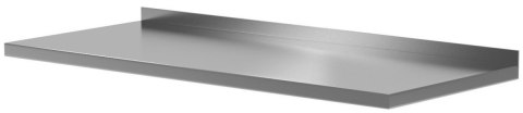 Blat Gastronomiczny Nierdzewny z Rantem Tylnym 140x60 Inoxo