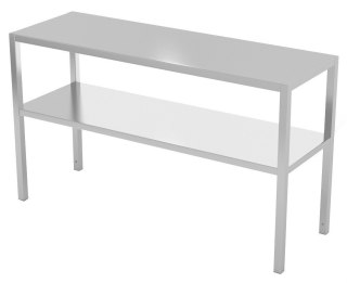 Nadstawka Nierdzewna Na Stół Blat Gastronomiczny 2-Poz. 120x30 Inoxo