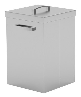Pojemny Kosz Na Śmieci Nierdzewny 50x50x47 Inoxo