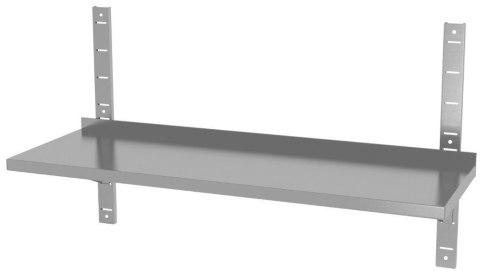 Półka Nierdzewna Stalowa Wisząca Jednopoziomowa 110x30 Inoxo