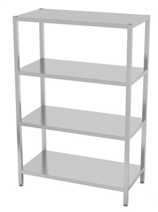 Regał Gastronomiczny Nierdzewny 100x50x180 4-Półkowy Inoxo 334105