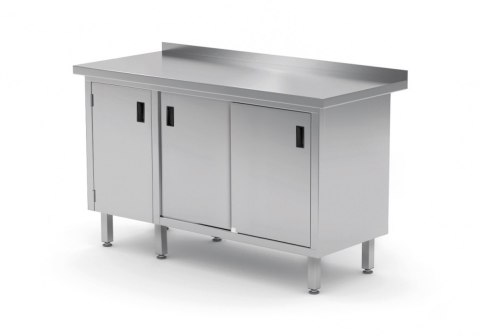 Stół Nierdzewny Gastronomiczny + 2 Szafki 130x60 Inoxo 134136