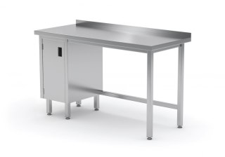 Stół Nierdzewny Gastronomiczny z Szafką 120x60 Inoxo 124126