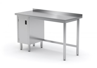 Stół Nierdzewny Gastronomiczny z Szafką 90x60 Inoxo 124096