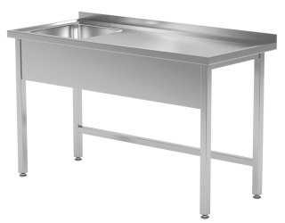 Stół Nierdzewny Gastronomiczny Zlew 120x60 Inoxo 211126