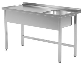 Stół Nierdzewny Gastronomiczny Zlew 170x70 Inoxo 211177