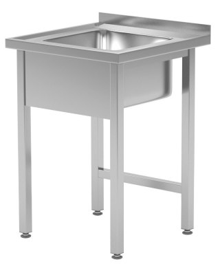 Stół Nierdzewny Gastronomiczny Zlew 60x60 Inoxo 211066