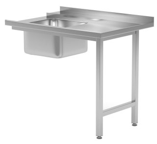 Stół Załadowczy do Zmywarki + Zlew 90x70 Inoxo 240097