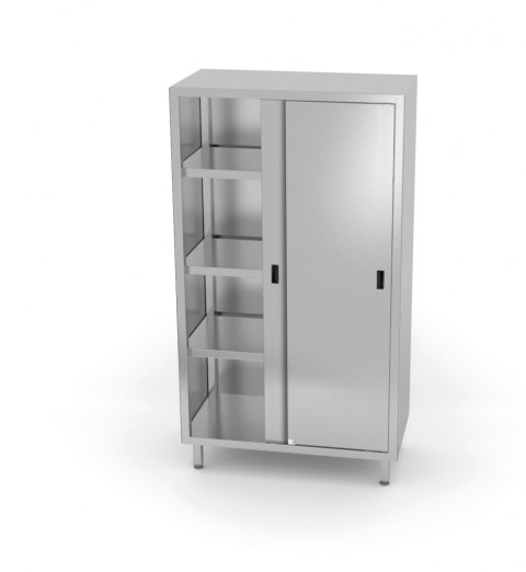 Szafa Nierdzewna 80x60x200 Drzwi Suwane Inoxo 301086-2