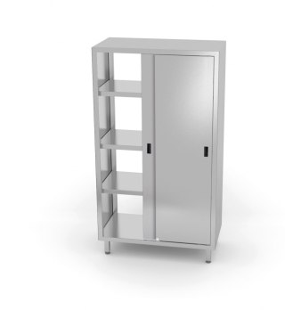 Szafa Nierdzewna Przelotowa 90x60x200 Drzwi Suwane Inoxo 311096-2
