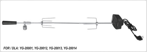 Automatyczny Rożen do Grilla Gazowego | YATO YG-20021