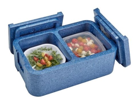 Pojemnik Termoizolacyjny 2-Komorowy Cam Gobox Cambro Niebieski 437x276x175