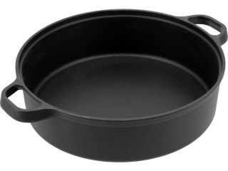 Profesjonalna Patelnia Żeliwna Grillowa śr.28cm YG-20141
