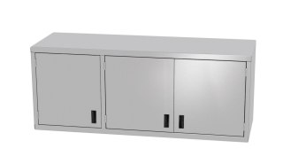 Szafka Nierdzewna Wisząca 150x30x60 Drzwi Skrzydłowe Inoxo 310153-3
