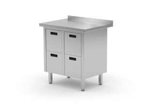 Szafka Nierdzewna z 4 Szufladami 83x70 Inoxo 121087-4