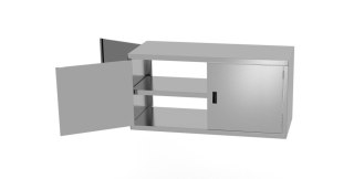 Szafka Wisząca Przelotowa 100x30x60 Drzwi Skrzydłowe Inoxo 310103-2p