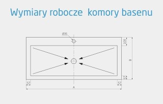 Zlew Gastronomiczny Jednokomorowy Basen Stal Nierdzewna 60x60 gł. 30 Inoxo