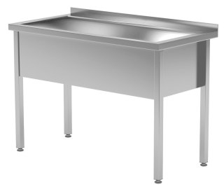 Zlew Gastronomiczny Jednokomorowy Basen Stal Nierdzewna 80x60 gł. 30 Inoxo