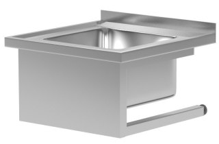 Zlew Nierdzewny Gastronomiczny Wiszący 60x60 gł. 30 Inoxo 211066-Wi