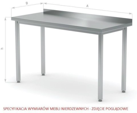 Zlew Nierdzewny Gastronomiczny Wiszący 60x70 gł. 30 Inoxo 211067-Wi