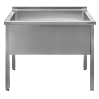 Basen Gastronomiczny Spawany Jednokomorowy 1000x600x850mm MTP001985