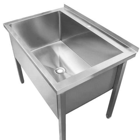 Basen Gastronomiczny Spawany Jednokomorowy 1000x600x850mm MTP001985