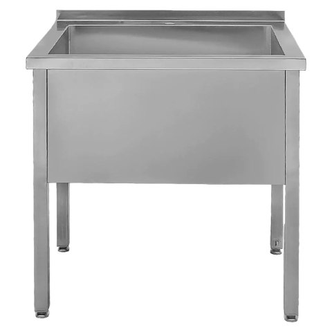 Basen Zlew Gastronomiczny Spawany Jednokomorowy 800x600x850mm