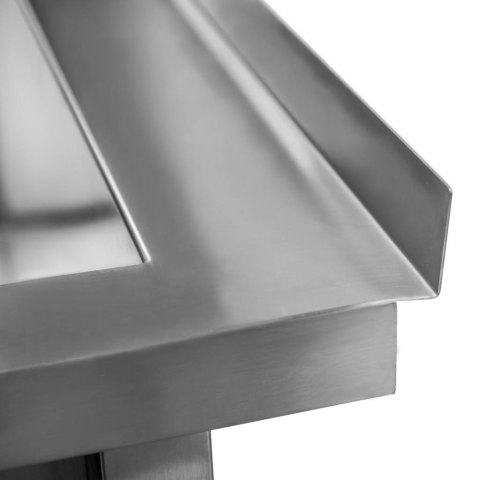Basen Zlew Gastronomiczny Spawany Jednokomorowy Niski 700x600x500mm