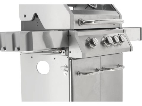 Grill Gazowy Itami 3+1 Stal Nierdzewna 11,5kW z Szybą | YATO YG-20015