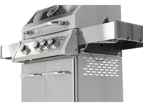 Grill Gazowy Itami 3+1 Stal Nierdzewna 11,5kW z Szybą | YATO YG-20015