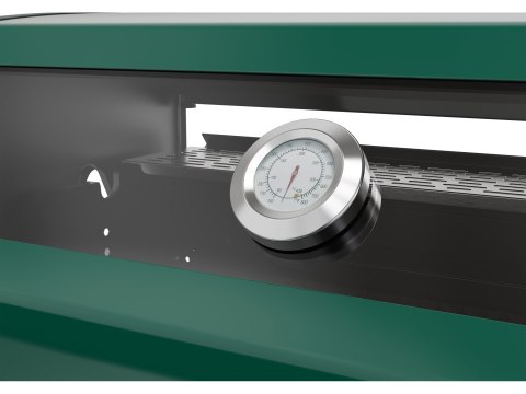 Grill Gazowy Itami 4+1 14,5kW z Szybą Zielony | YATO YG-20035