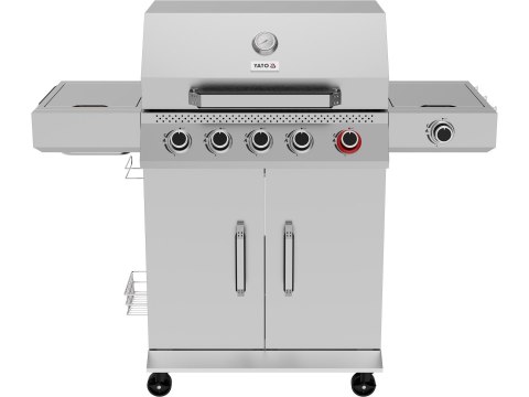 Grill Gazowy Yao 5+1 19kW Stal Nierdzewna | YATO YG-20032