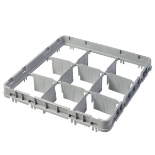 Nadstawka Do Koszy Full Drop 500x500 Szara Model E1 9 Przegródek Cambro