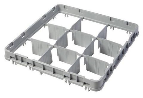 Nadstawka Do Koszy Full Drop 500x500 Szara Model E1 9 Przegródek Cambro