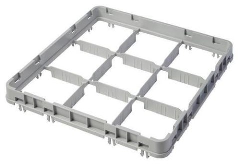 Nadstawka Do Koszy Half Drop 500x500 Szara Model E2 49 Przegródek Cambro
