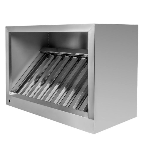 Okap Gastronomiczny Skrzyniowy 100x70x50 Stal Nierdzewna