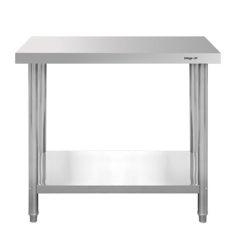 Stół Gastronomiczny ze Stali Nierdzewnej Przyścienny Z Półką Standard 120x60x85 cm