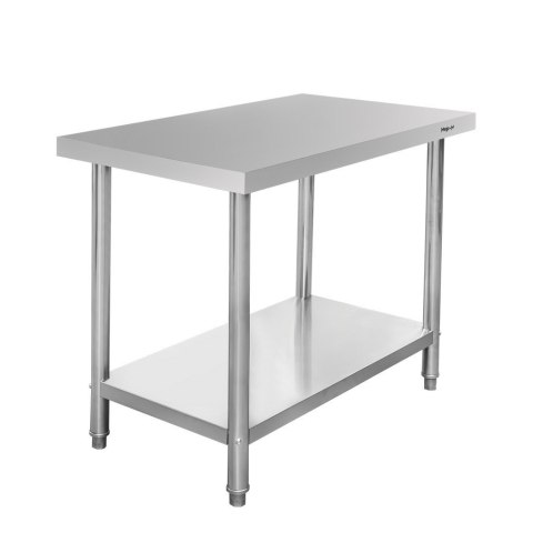 Stół Gastronomiczny ze Stali Nierdzewnej Przyścienny Z Półką Standard 120x60x85 cm