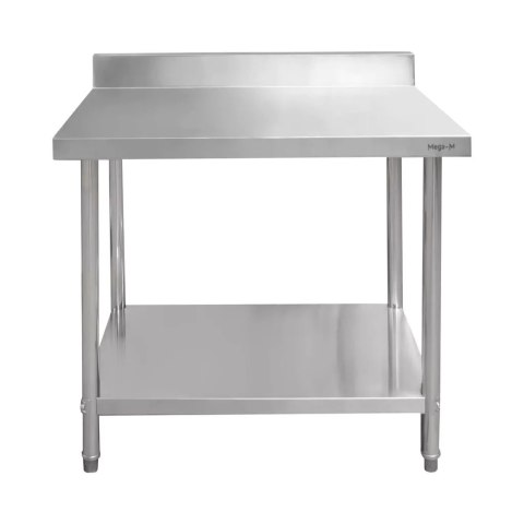 Stół Gastronomiczny ze Stali Nierdzewnej Przyścienny Z Półką Standard 120x70x85 cm