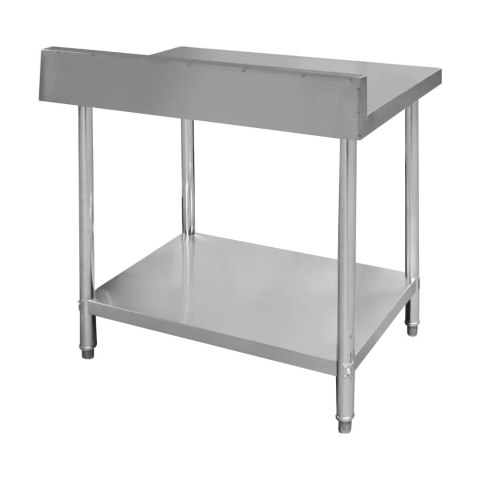 Stół Gastronomiczny ze Stali Nierdzewnej Przyścienny Z Półką Standard 120x70x85 cm