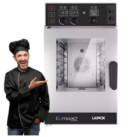 Elektryczny Piec Konwekcyjno Parowy Compact By Sapiens 6x GN 1/1 | LAINOX COES061R