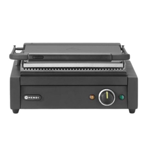 Grill Kontaktowy 230V 2200W 43x37,5 cm Czarny [Nowy Model] | HENDI 263617