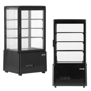 Witryna Chłodnicza 69l 46x41x90 Czarna | YATO YG-05051