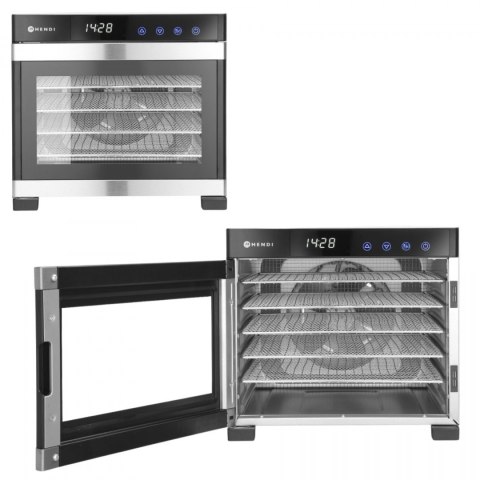 Suszarka do Żywności Grzybów Mięs Owoców 6-cio Poziomowa | HENDI 229033