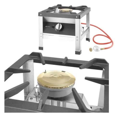 Taboret Gazowy Trzon Gastronomiczny Kitchen Line 6 kW 44x40 cm | HENDI 147801